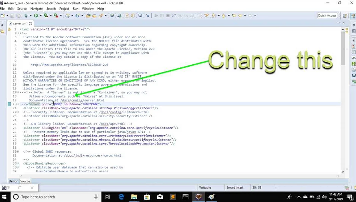 Метод 1: Найти и убить программу, использующую порт 8080