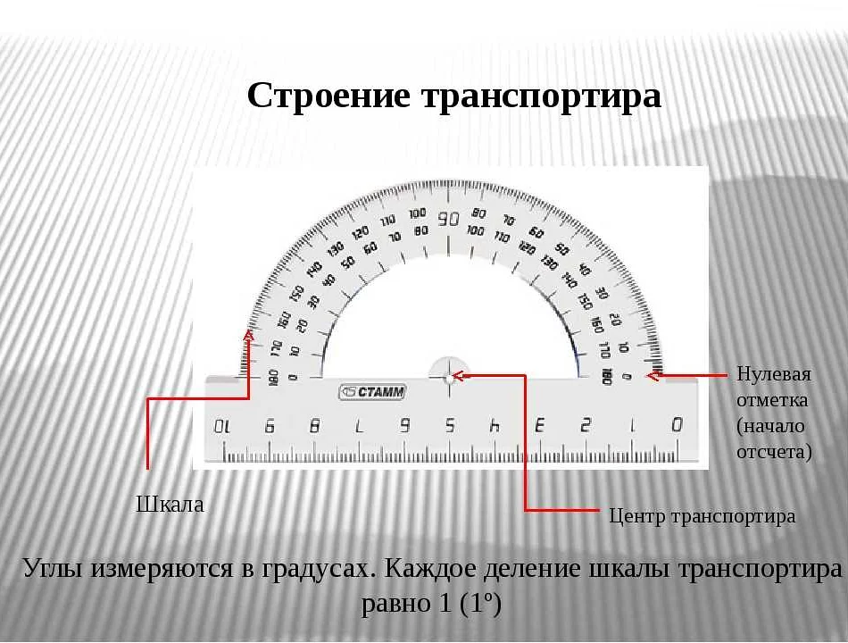 Примеры задач на измерение углов