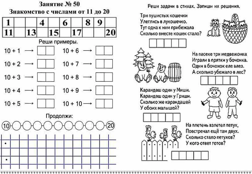 Основы сложения и вычитания