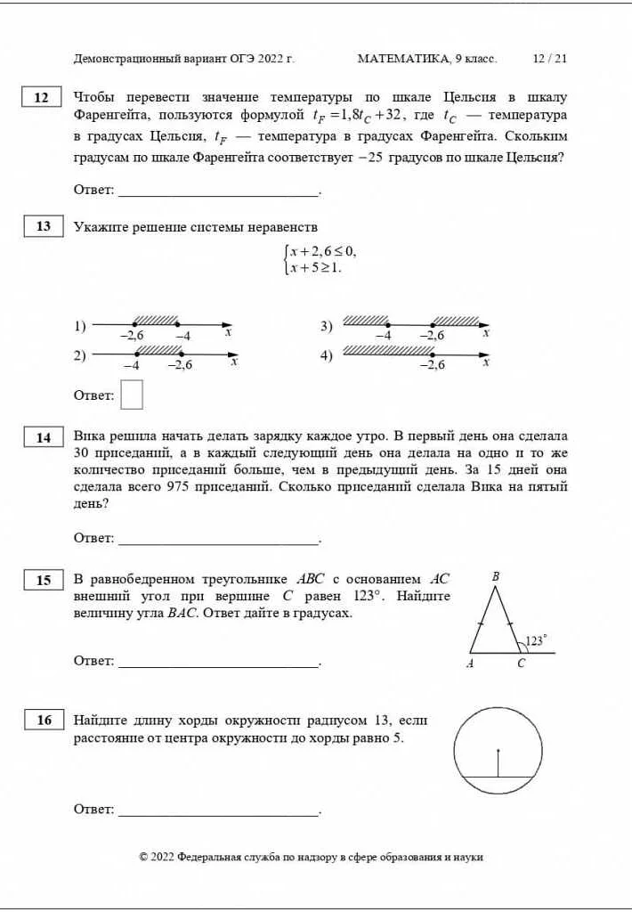 Сложность гиа математика