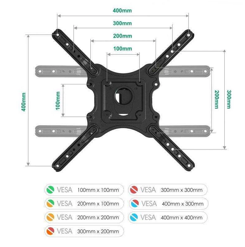 Какие телевизоры поддерживают VESA 200x200