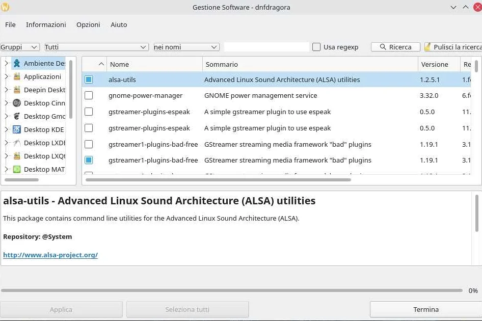 Как установить Dnfdragora на Fedora Linux