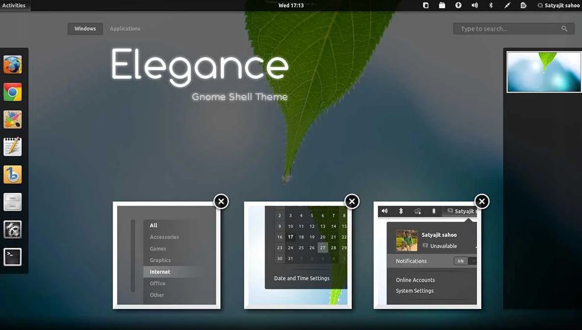 Как изменить цвета в Gnome Shell?
