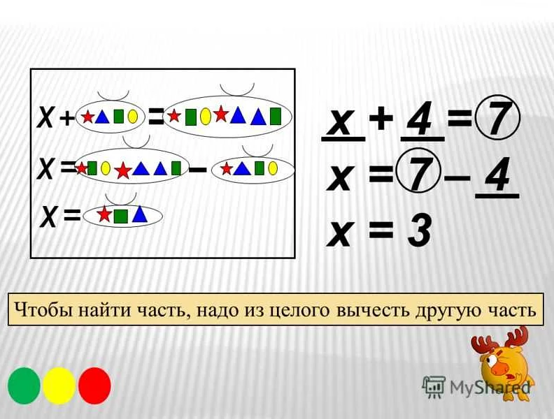 Решить уравнение петерсон 4 класс