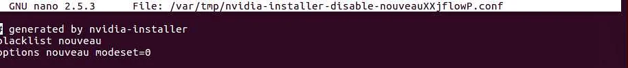 Ошибки при отключении nouveau и их решение