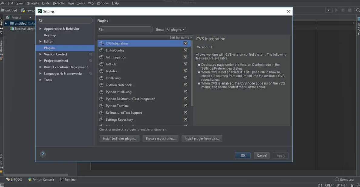 Шаг 1: Откройте проект в PyCharm
