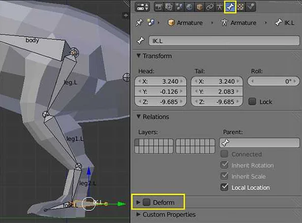 Blender как привязать объект к объекту
