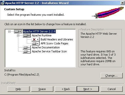 Проверка работоспособности Apache с помощью браузера