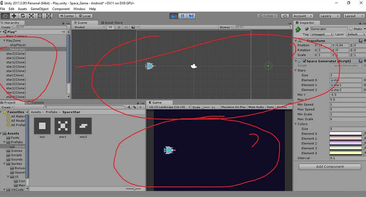 Как обрабатывать события соприкосновения в Unity?