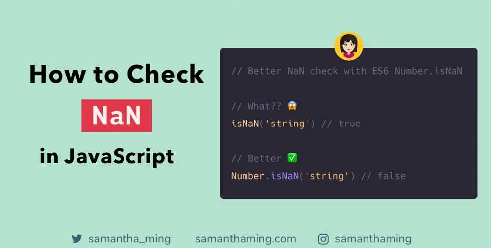 Примеры кода: как использовать функции проверки на NaN в JavaScript?