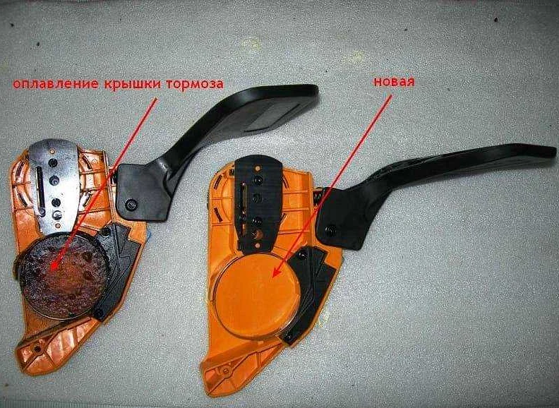 Разбираемся, как работает тормоз цепи на бензопиле: подробный обзор