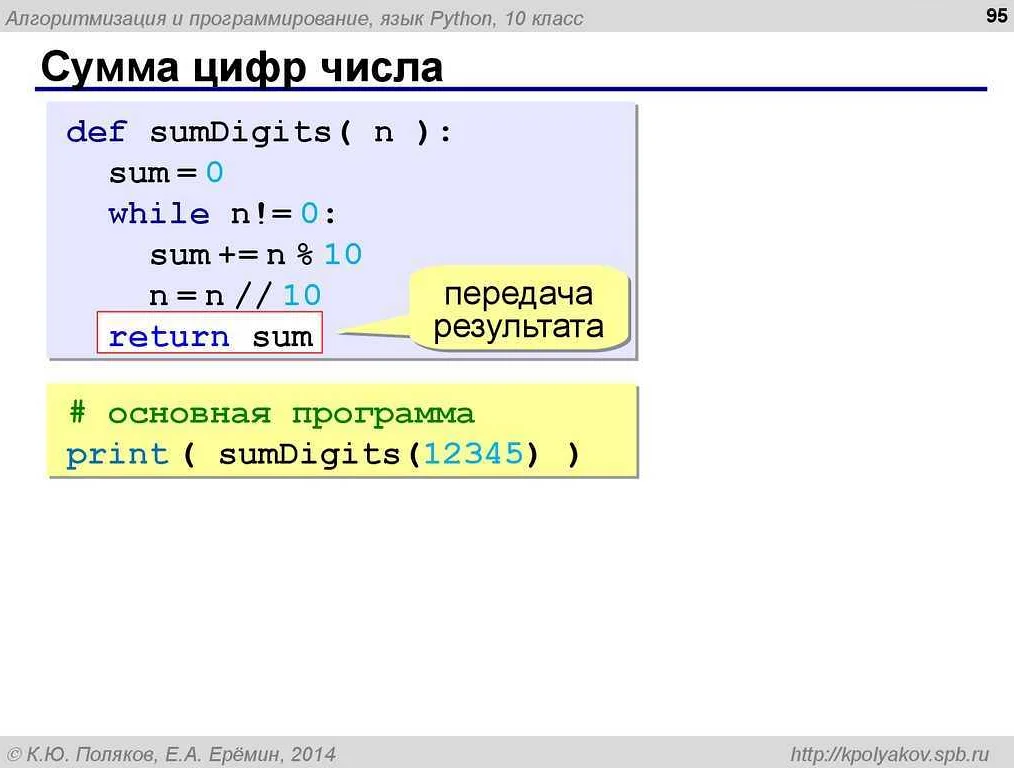 Методы разбиения числа на символы в python