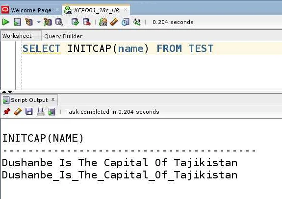 Использование функции CONCAT()