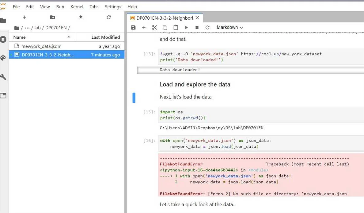 Как импортировать блокнот из другого формата файла в Jupiter Notebook