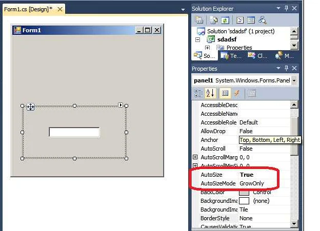 Как использовать Visible и Enabled свойства для скрытия textbox