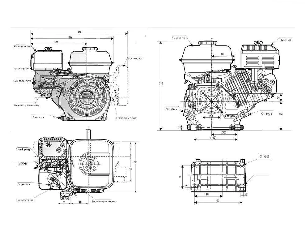Как правильно завести двигатель Лифан 168F-2