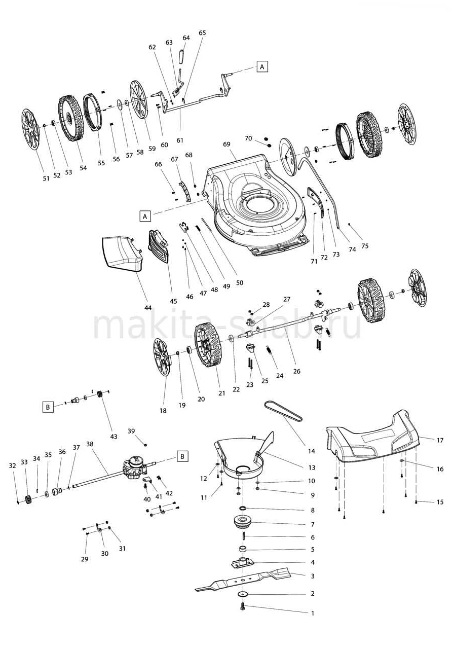 Какие свечи зажигания подходят для газонокосилки Makita PLM4618 ...