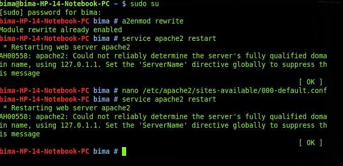 Сохраните изменения и загрузите измененный .htaccess на свой веб-сайт. Перейдите на адрес http://yourdomain.com/test. Вы должны быть перенаправлены на файл index.php.