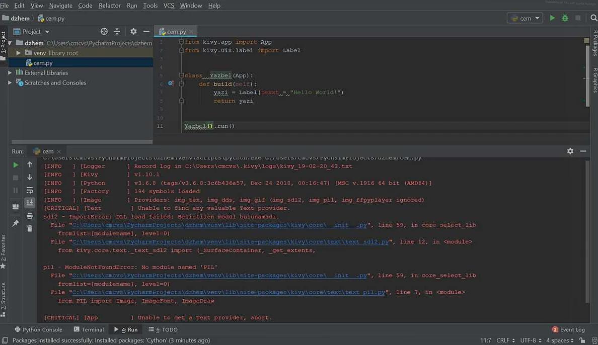 Шаг 4. Обновите PyCharm до последней версии