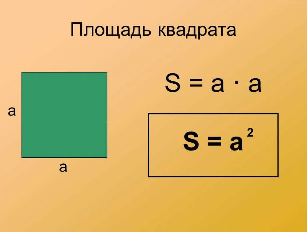 Как найти площадь квадрата в 4 классе: простые математические формулы и ...