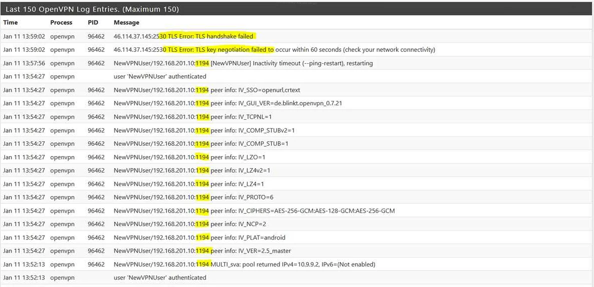 Шаг 2: Проверьте соединение с сервером OpenVPN